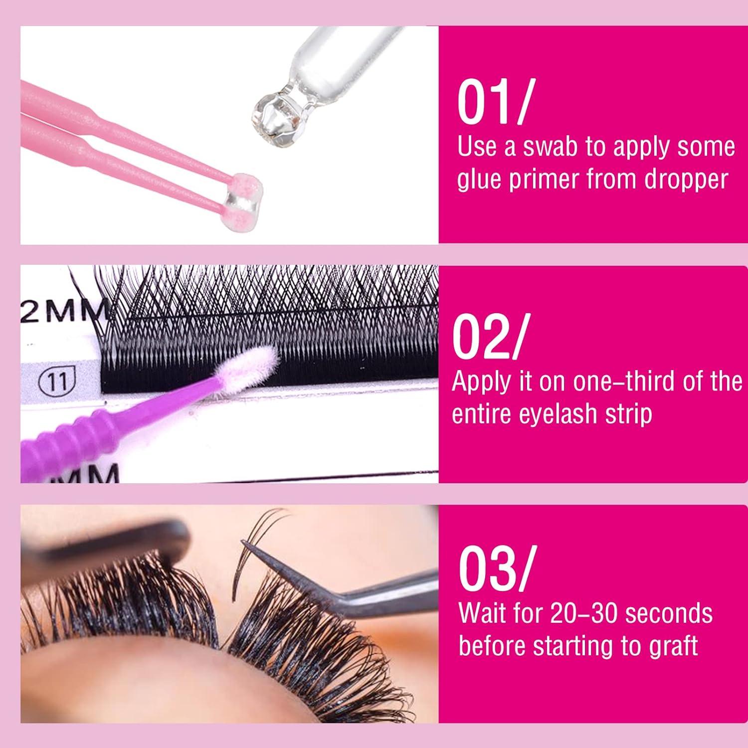 Lash Primer 10ml For Eyelash Extensions Pre Treatment For Semi