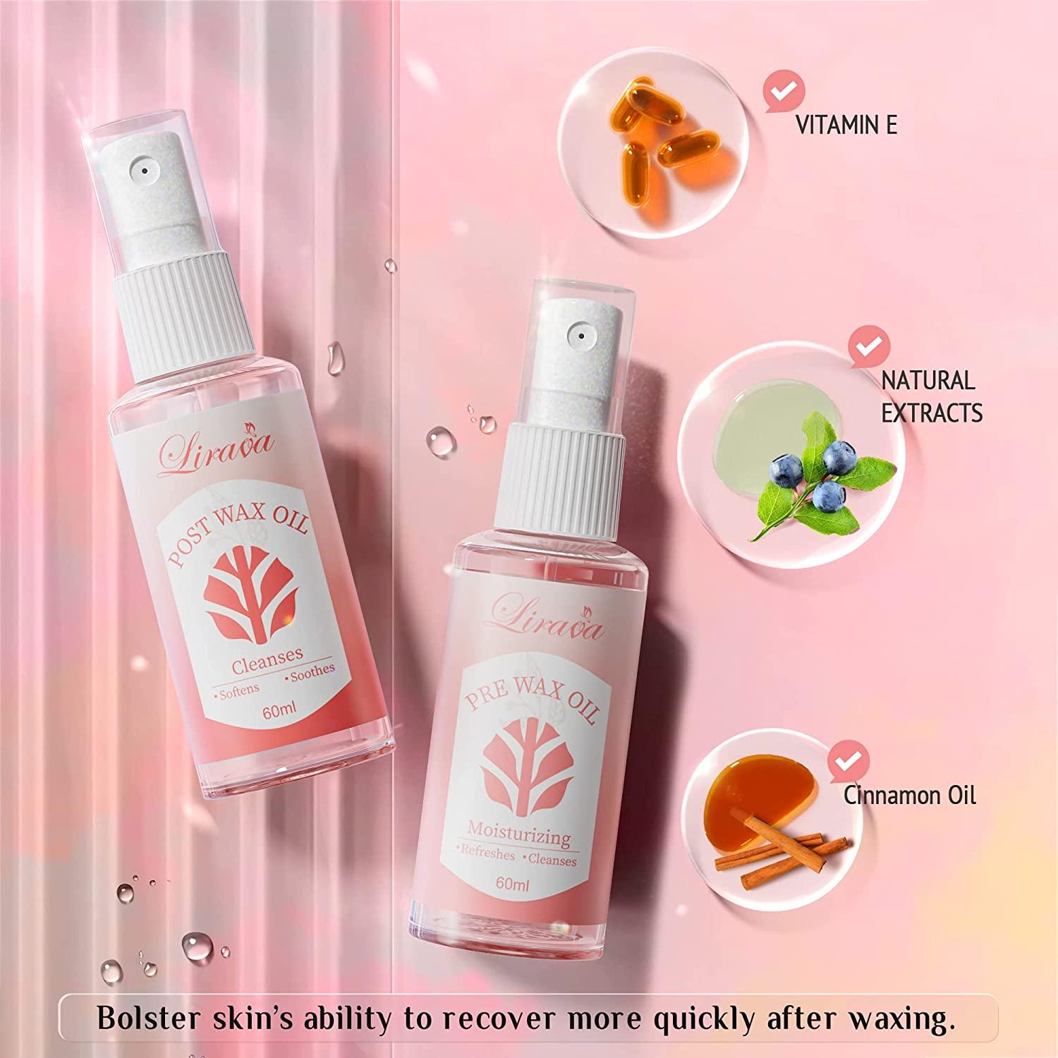 Lirava Waxing Kit Wax Warmer Hair Removal Home Wax Kit with AllAround