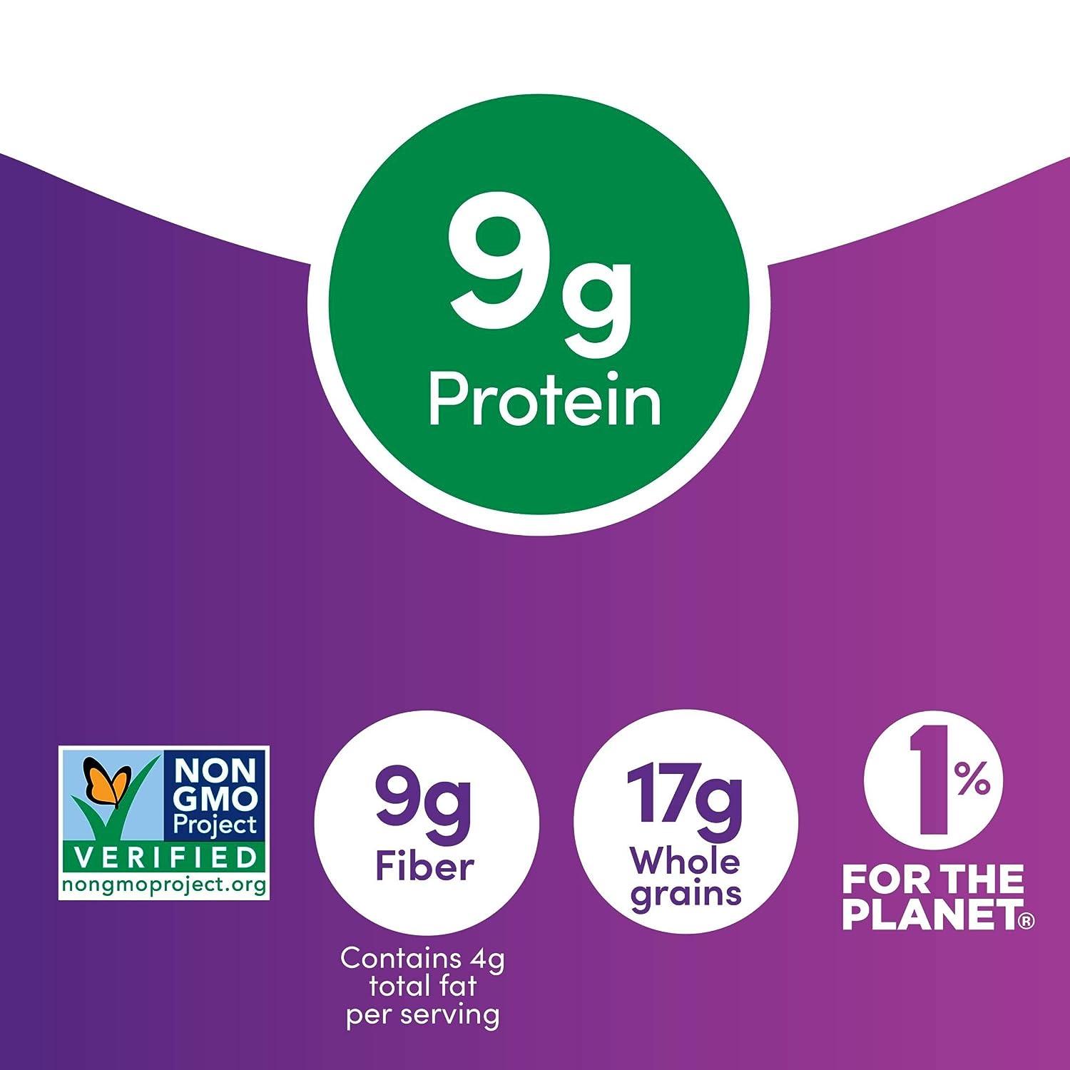 Kashi GO Breakfast Cereal, Vegan Protein, Fiber Cereal, Toasted Berry