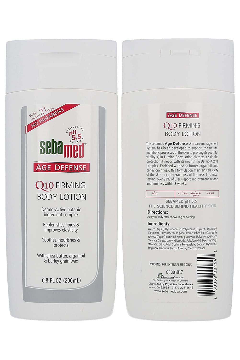 Set of 2 Sebamed Age Defense Q10 Firming Body Lotion AntiAging