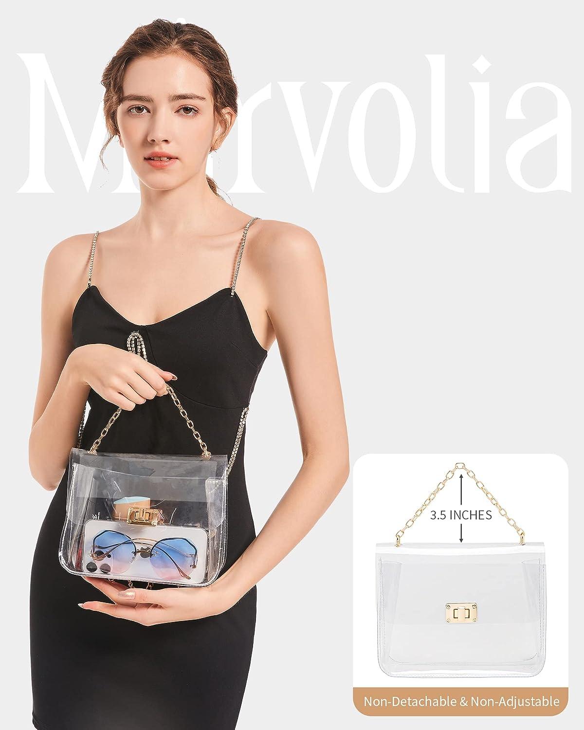 SharPlus Women Cute Transparent Clear See Through Box Clutch Acrylic  Evening Handbag Cross-Body Purse Bag : Amazon.in: Fashion