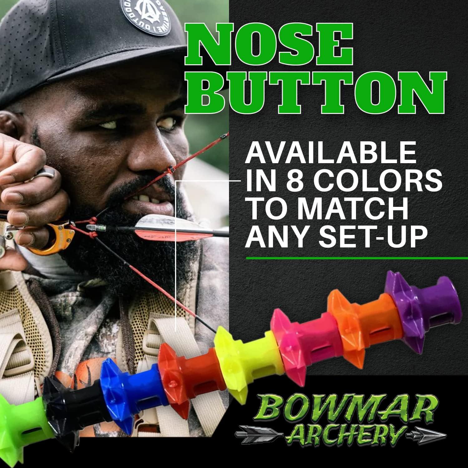 Bowmar Archery Nose Button, Extremely Light Weight, Creates Consistent