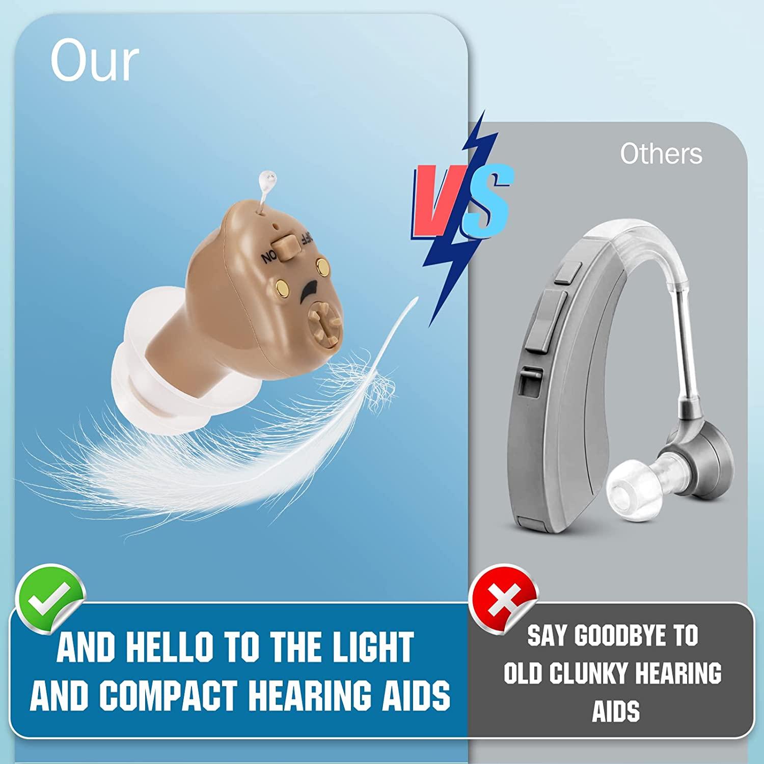 Hearing Aids,Seniors Rechargeable Hearing Amplifier with Noise