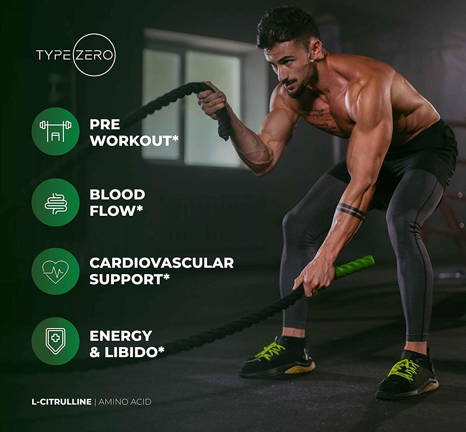 Type Zero LCitrulline Malate Powder 21 6X (6000mg Unflavored) Ultra