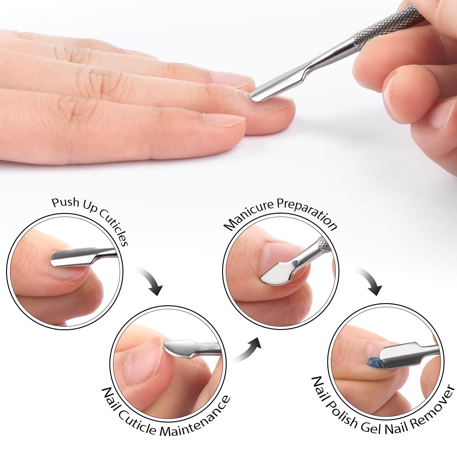Cuticle Trimmer Professional Manicure silver cuticle Pedicure Nail Tool