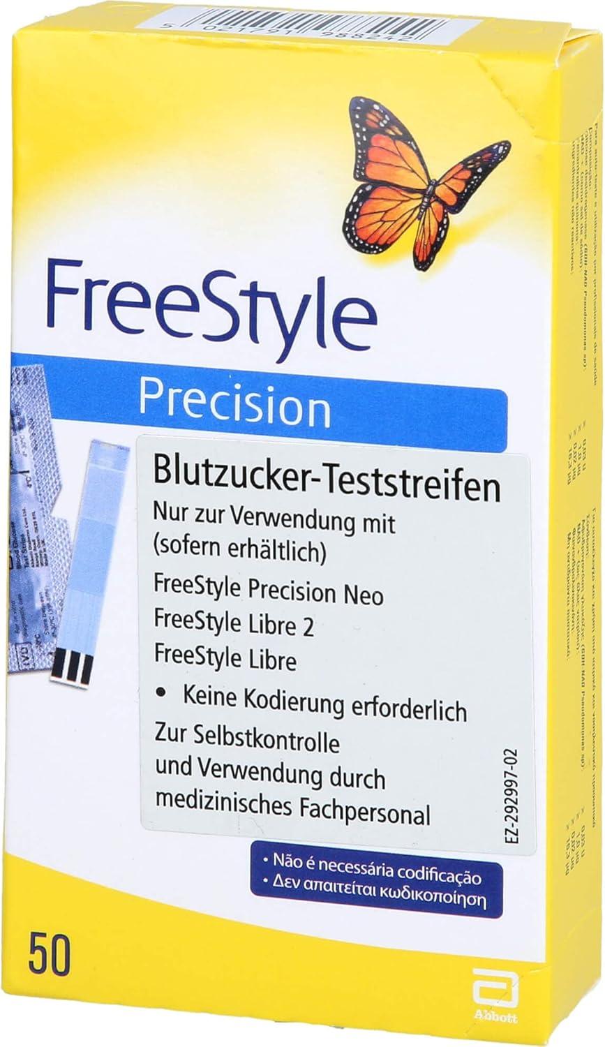 Buy FREESTYLE Precision Blood Sugar Test Strips (50 pcs) No