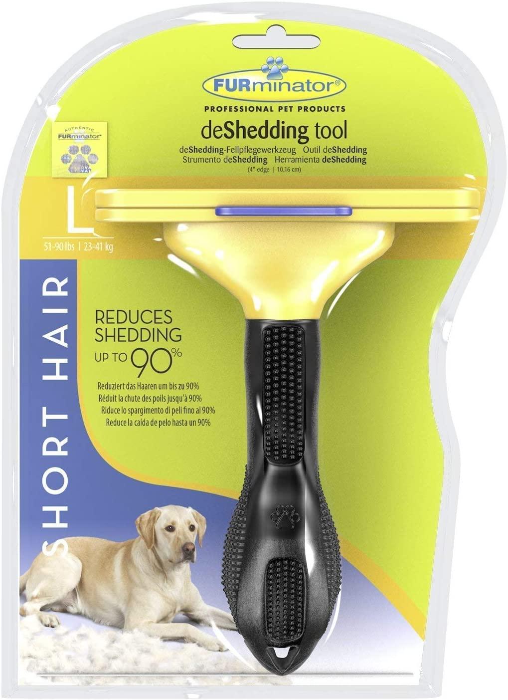 FURminator Short Hair deShedding Tool for Large Dogs