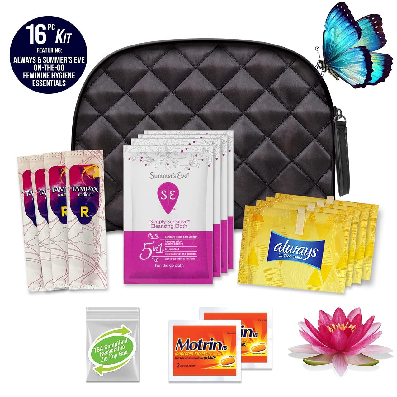 Convenience Kits International Womens OnTheGo Feminine Care Travel