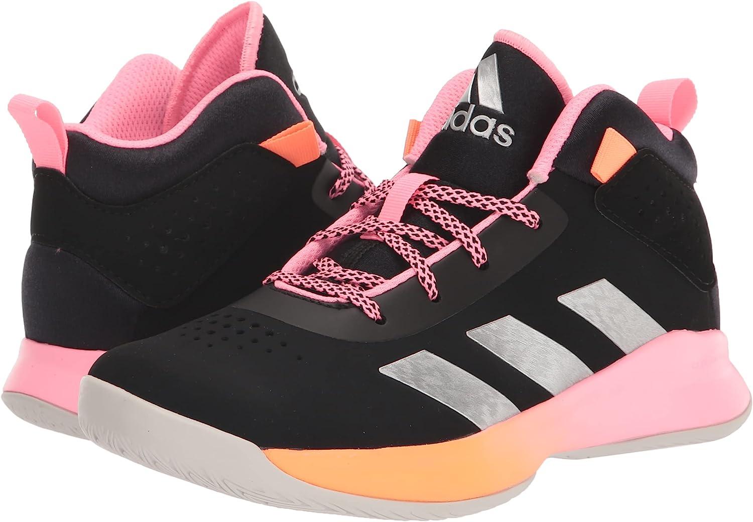 adidas Unisex-Child Cross Em Up 5 Basketball Shoe Big Kid -  Black/Silver/Pink - Size 7 Wide | Buy Now with Express International  Delivery | GoSupps.com
