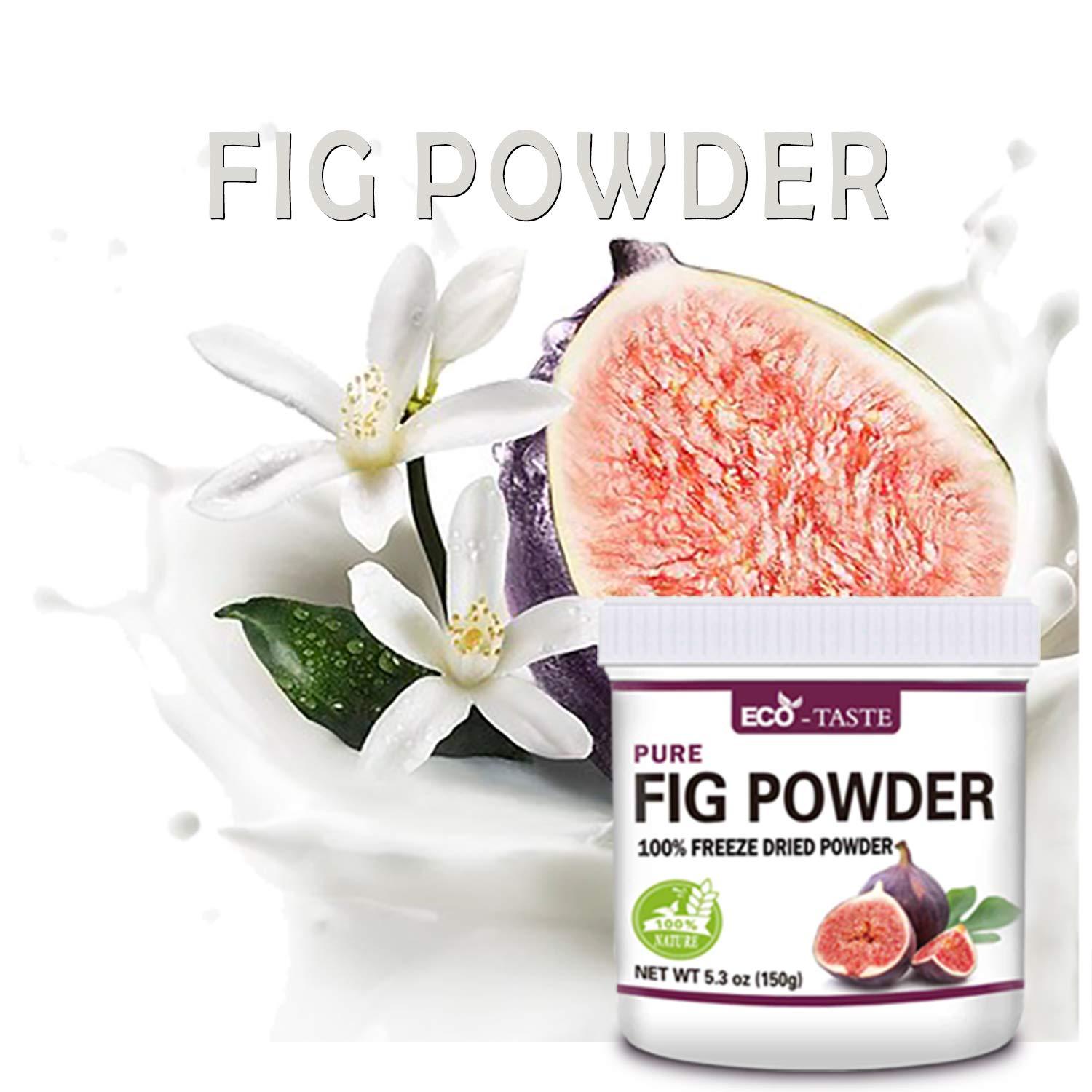 Premium 100 Pure Figs Powder 5.3oz (150g) Sun Dried, Raw, NonGMO