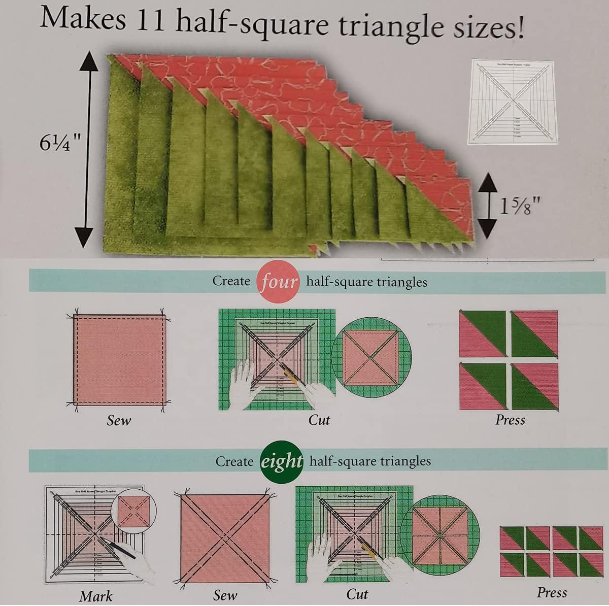 Half-Square Triangle Ruler Set #1