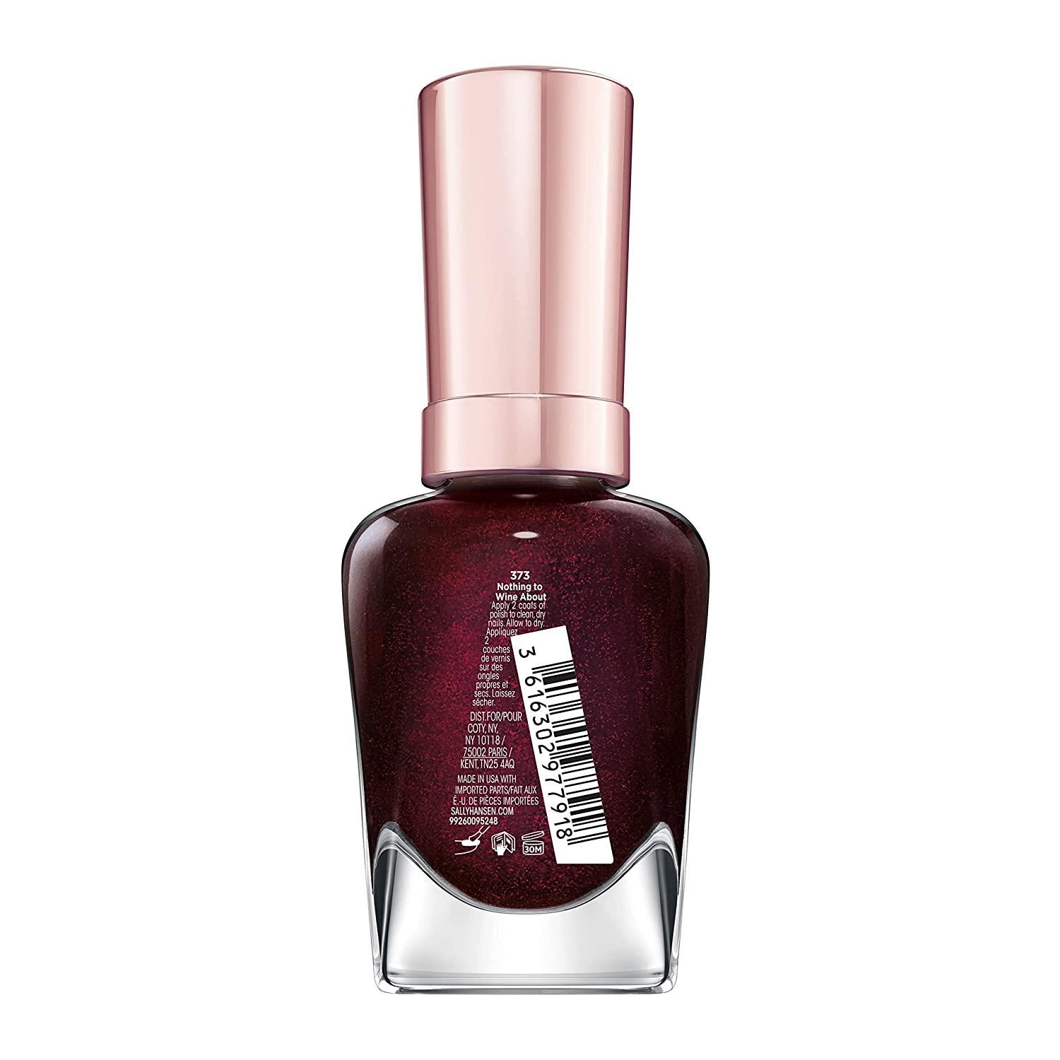 Sally Hansen Color Therapy Staycation Collection - Nail Polish - Nothing to  Wine About  fl oz Nothing to Wine About  Fl Oz (Pack of 1)