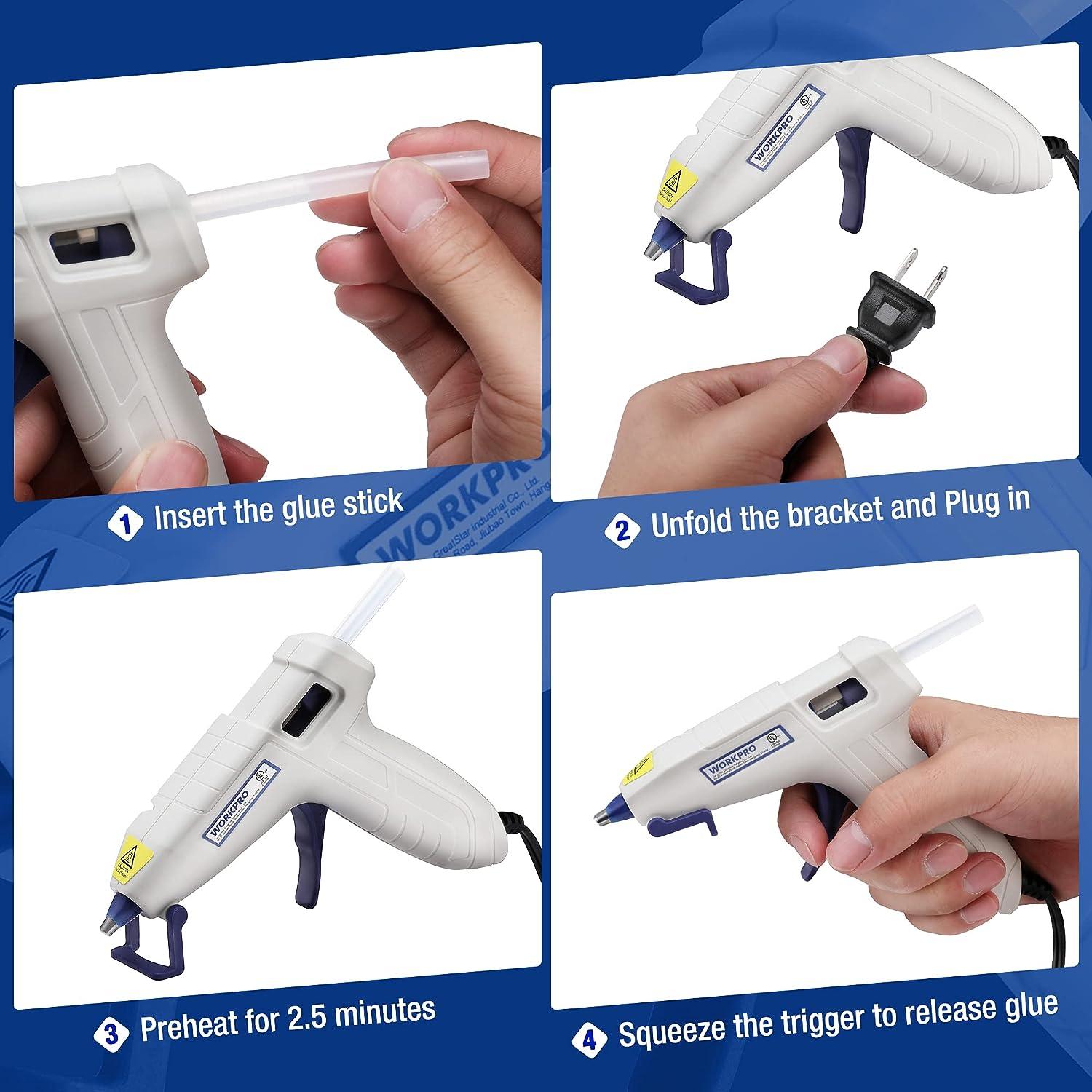 Glue Gun Hot Melt Sticks Mini Diy Craft Repair Clear Cordless