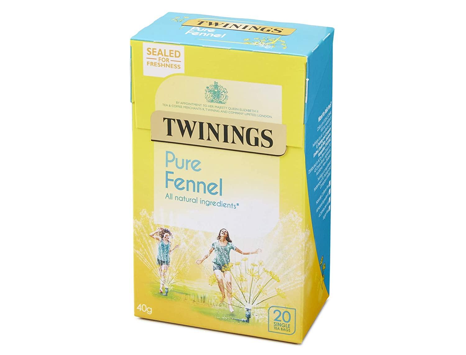 Twinings Fennel Tea Bags 20s 40g Herbal Infusion for Digestion Buy Now!