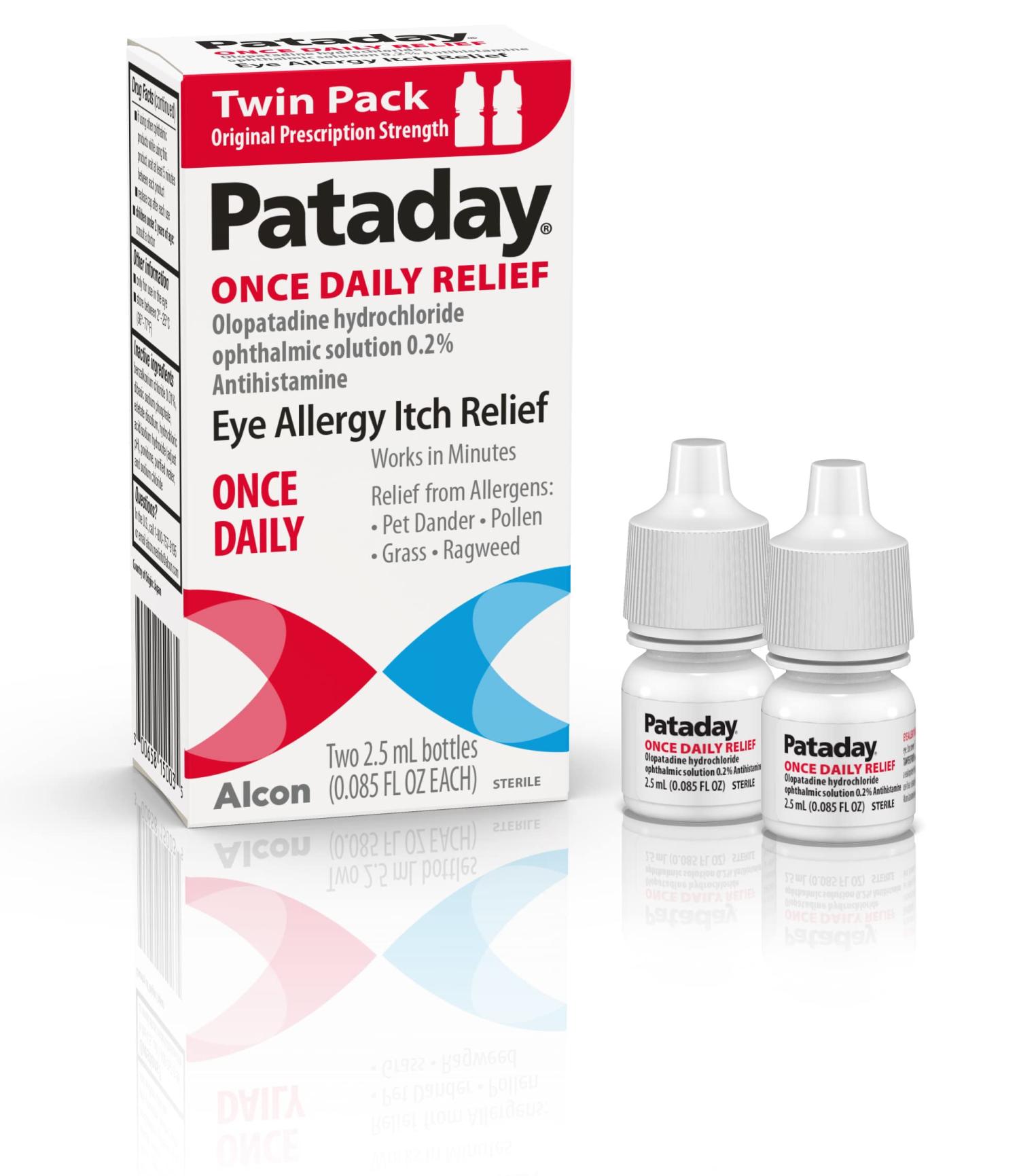 Pataday Once Daily Relief Allergy Eye Drops by Alcon, for Eye Allergy