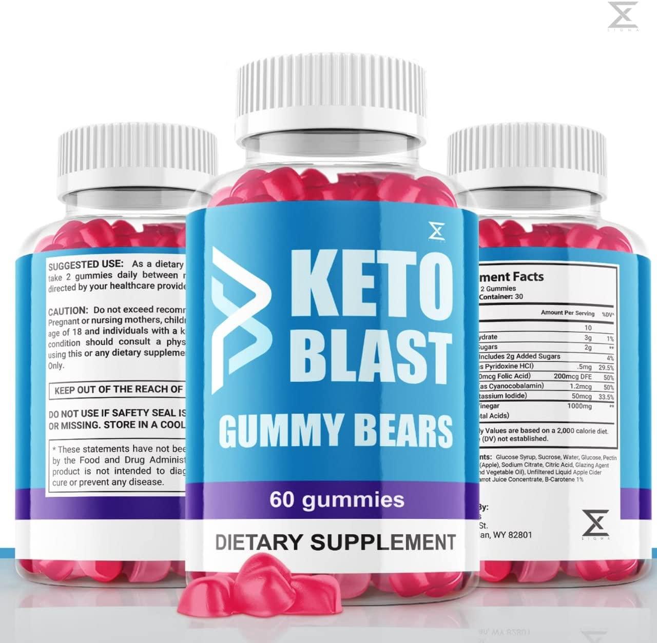 Keto Blast Gummies Premium Keto Blaster for Shark Tank Diet 60 Gummies