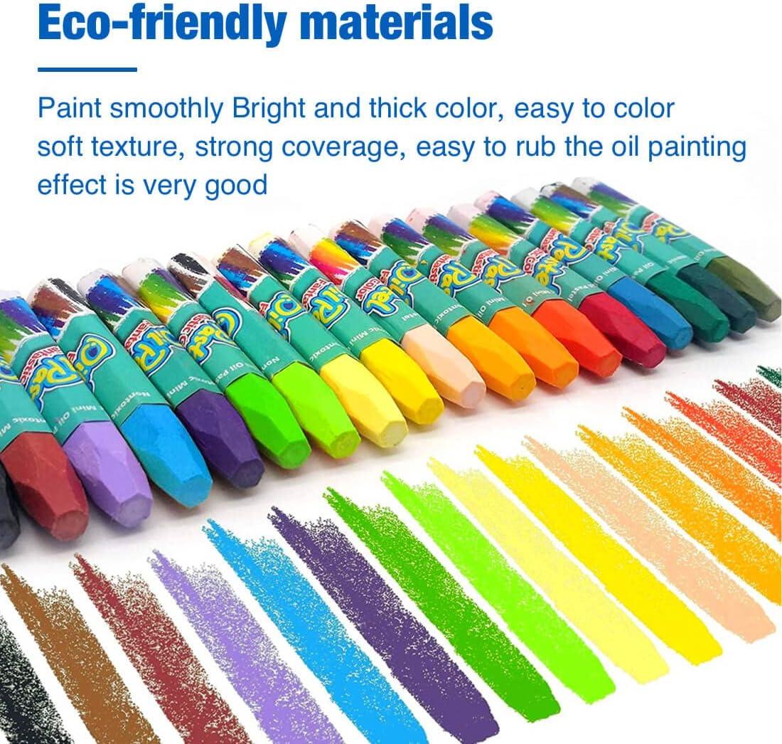 Non Toxic Oil Pastels 36 Assorted Colors Art Crayon Oil Paint Sticks Soft  Pastels Set for Kids Indoor Activities Artists & Beginners Students  Painting Drawing Graffiti Art Supplies (36 Colors)
