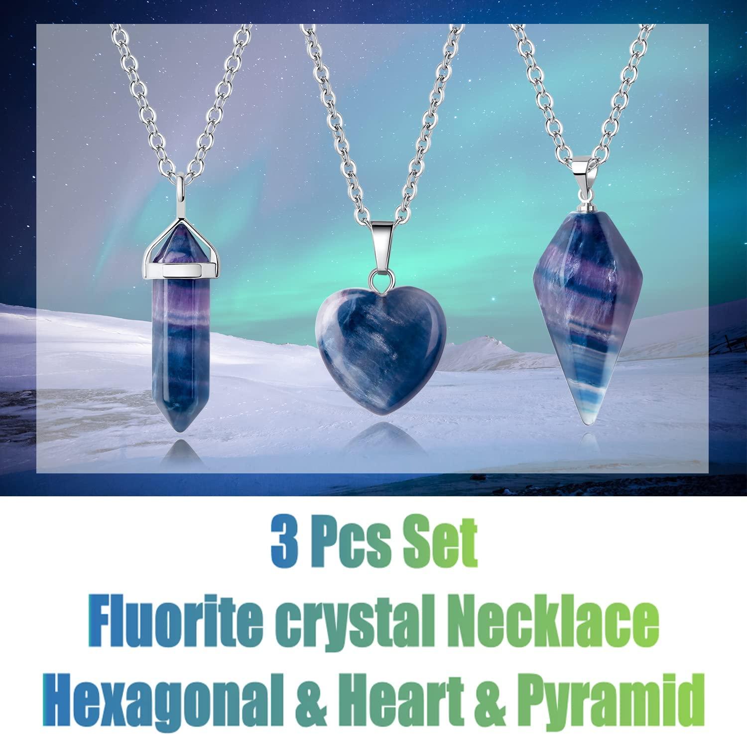 QINJIEJIE Crystal Necklace Quartz Healing Crystals Palestine | Ubuy
