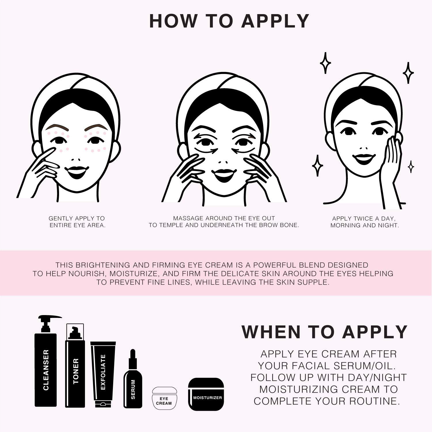 Provence Beauty Vitamin C + Collagen Eye Cream 1 fl oz Brightening