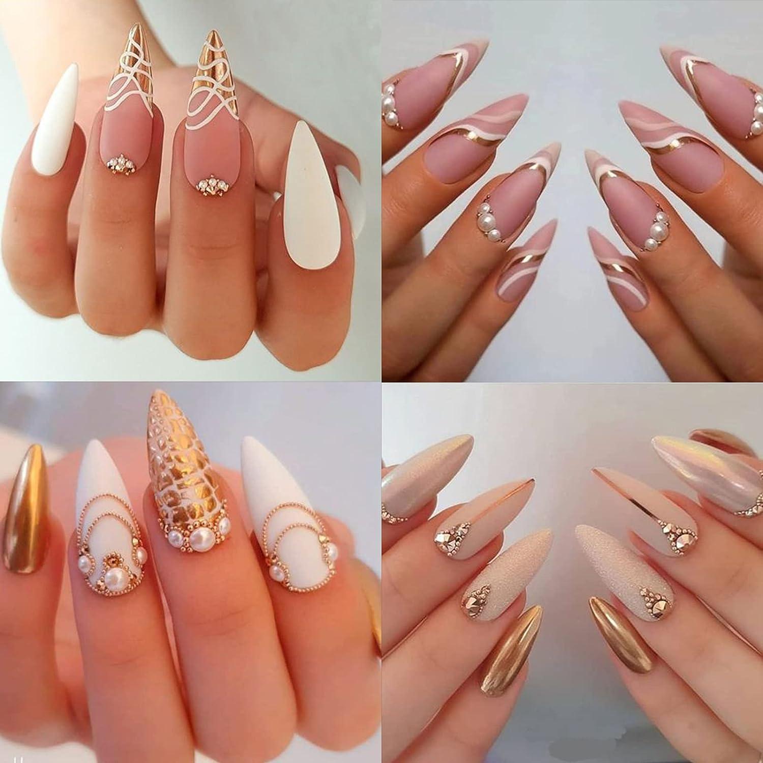 Rock The Round Nails: Shape and Designs for 2024 | Round nail designs, Round  nails, Acrylic nail shapes