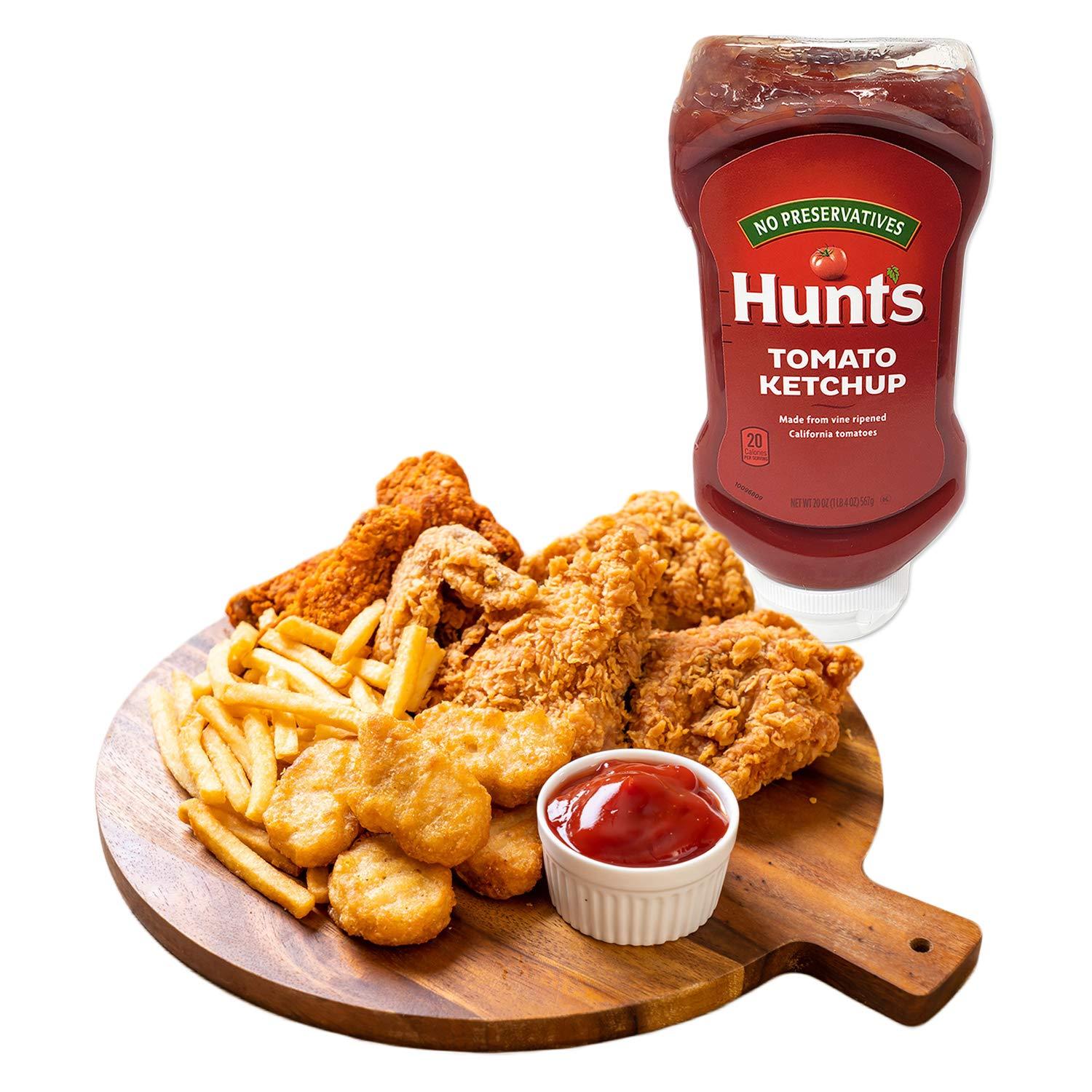 Hunts Tomato Ketchup 20 oz Ketchup Squeeze Bottles