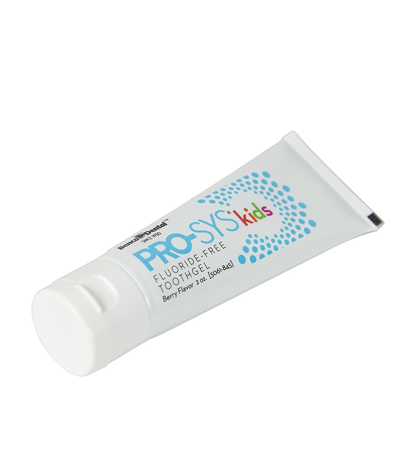PROSYS Kids FluorideFree Toothpaste ADA Accepted Berry Flavor