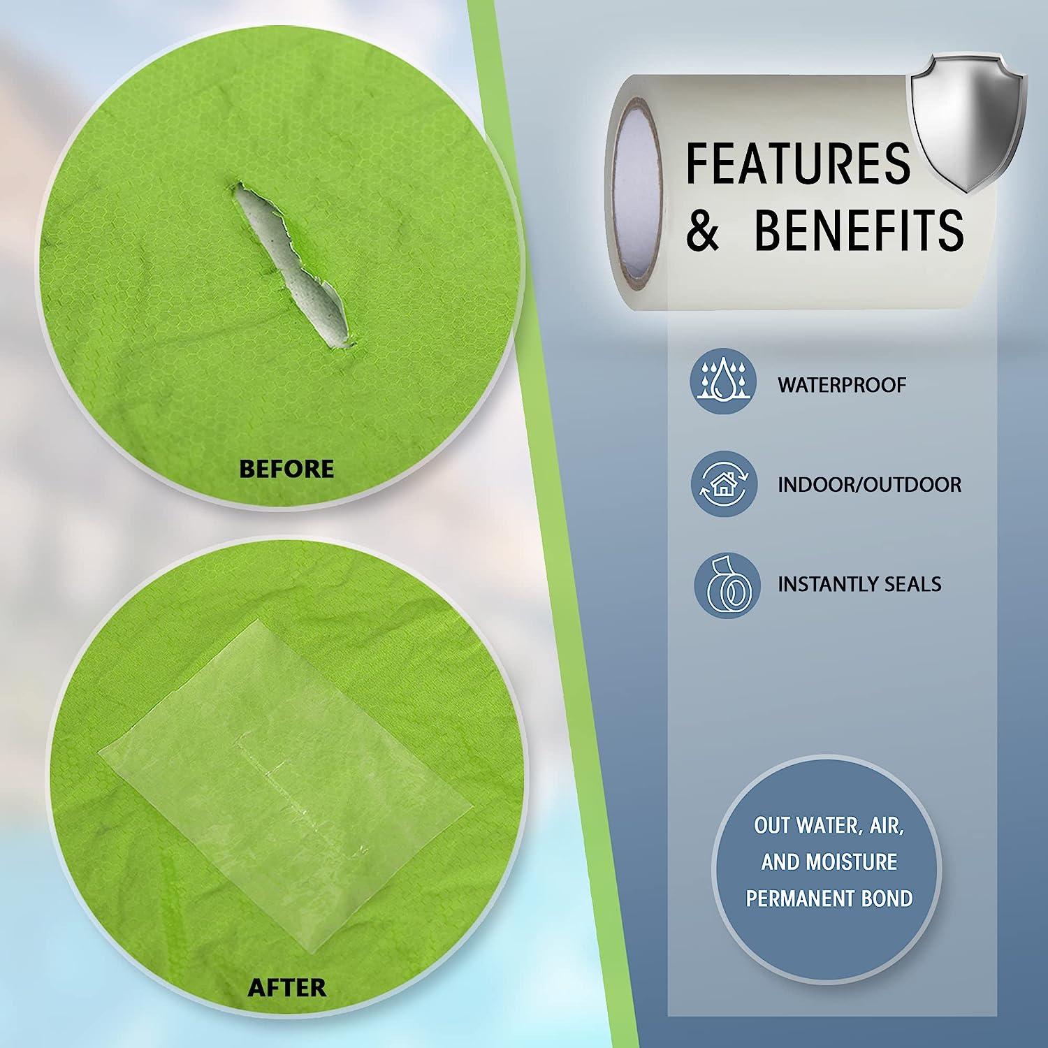 SIIKA Awning Repair Tape 30FT, Tent Repair Tape,Canvas Repair Tape