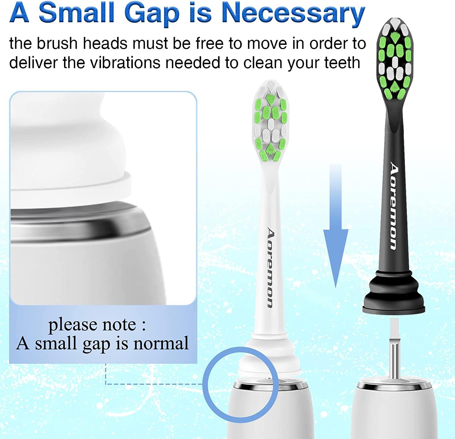 Aoremon Toothbrush Replacement Heads for Philips Sonicare Diamondclean