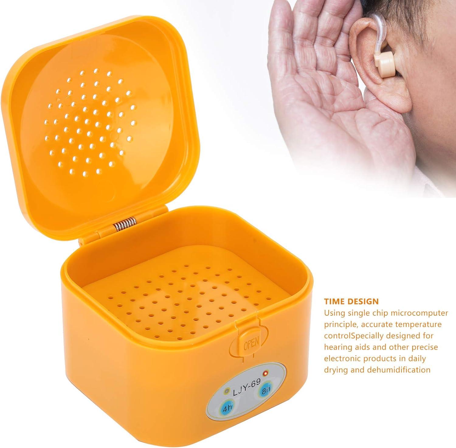 Electric Hearing Aids Dryer Dehumidifier Drying Box Case Elderly