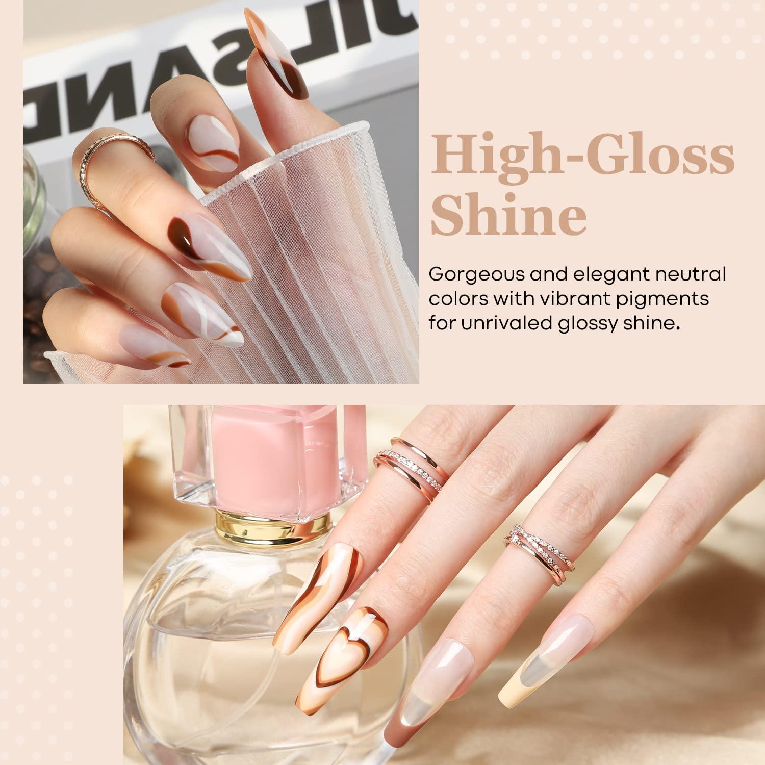 Elegant Nude Nail Art Set That Inspires