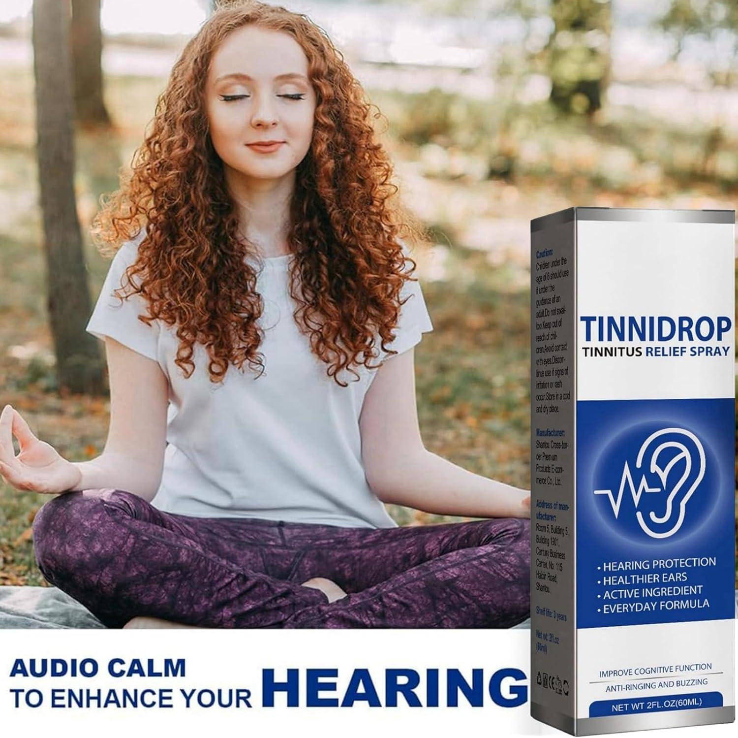 Tinnitus Relief Spray Ear Decongestant Ear Oil Drops Ear Moisturiser