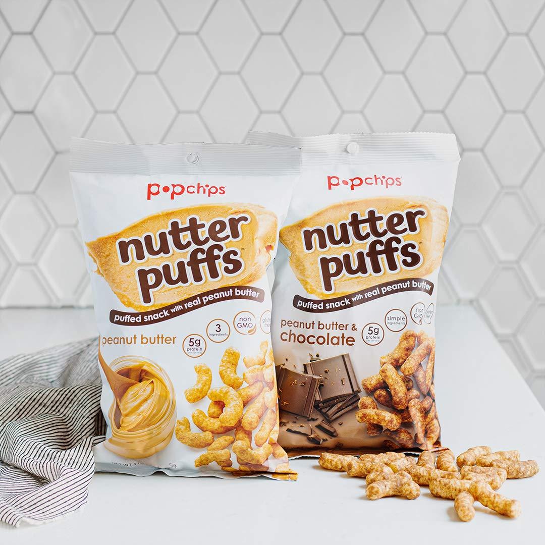 popchips Nutter Puffs Peanut Butter, 4 Oz