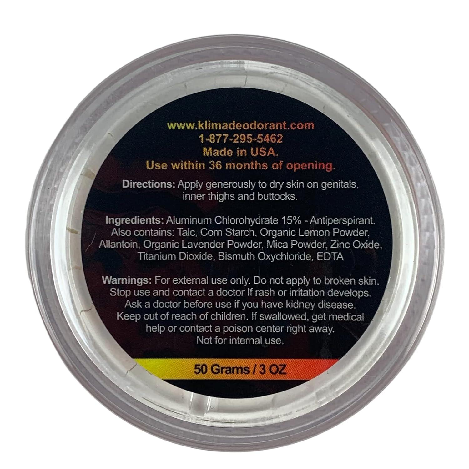 Dingo Dust Genital Antiperspirant Powder Stay Dry and Fresh All Day