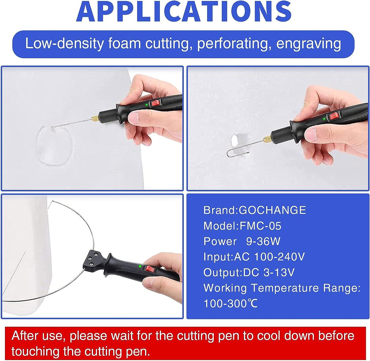 4 in 1 Foam Cutter Set With Digital Voltage Controller GOCHANGE Electric Cutting Machine Pen