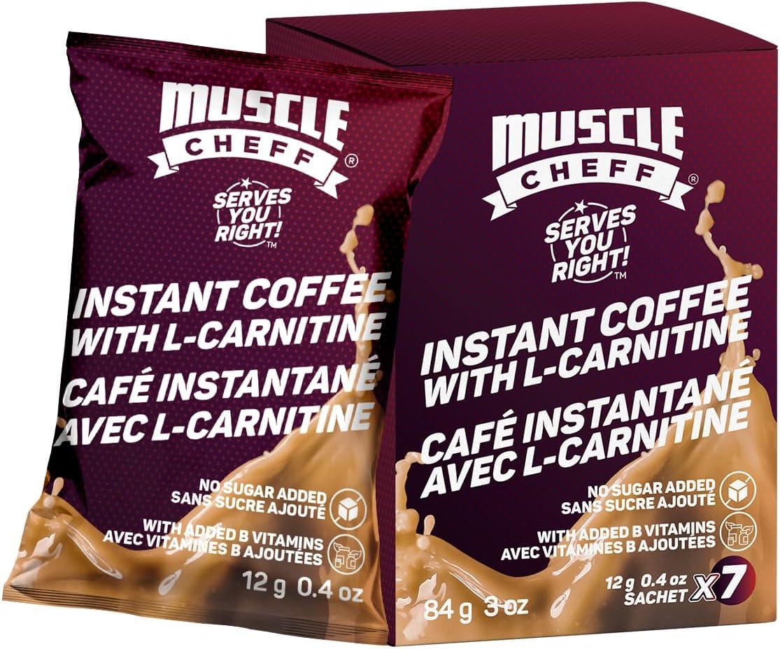 Muscle Cheff Instant Coffees (L-Carnitine + Collagen) - 2 Boxes | Buy Now  with Express International Delivery | GoSupps.com