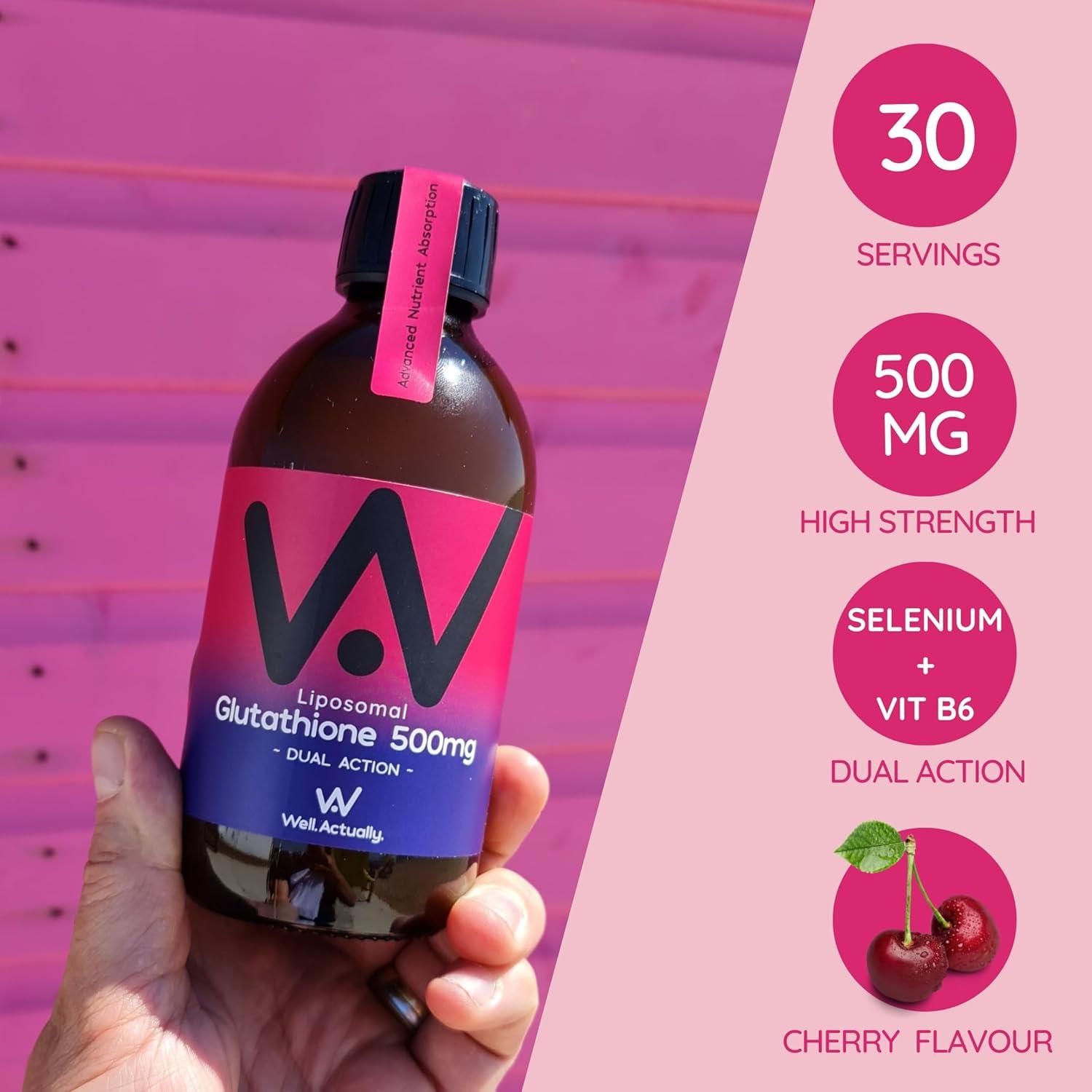 well actually liposomal glutathione Well.Actually. Liposomal Blueberry Glutathione 500mg