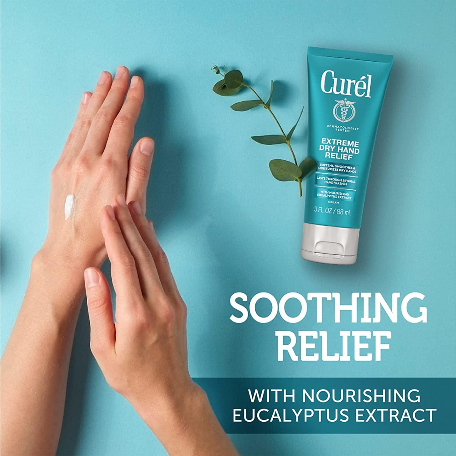 Curl Extreme Dry Hand Cream Eucalyptus Extract, Travel Size 3 oz