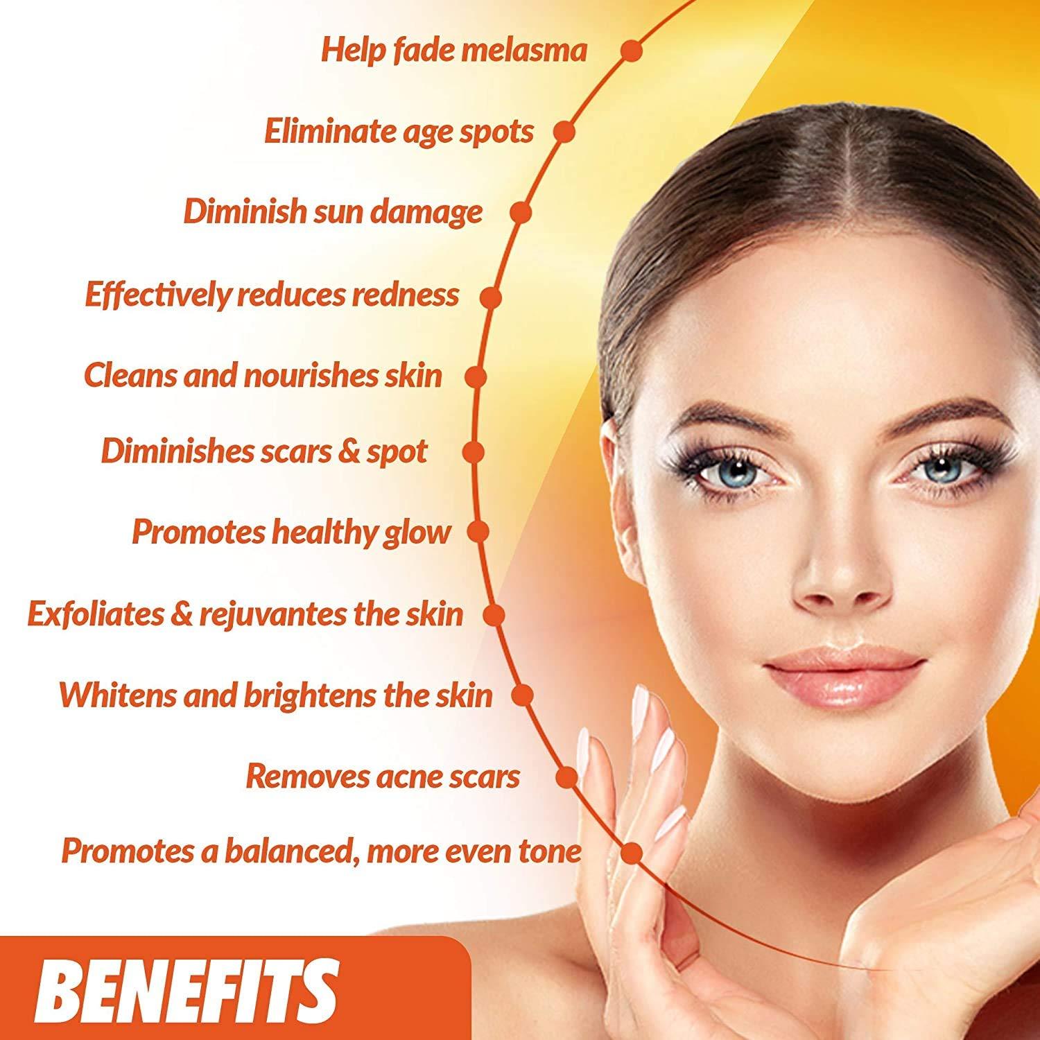 Kojic Acid + Turmeric Soap Bar - Brighten Skin Tone, Even Complexion ...