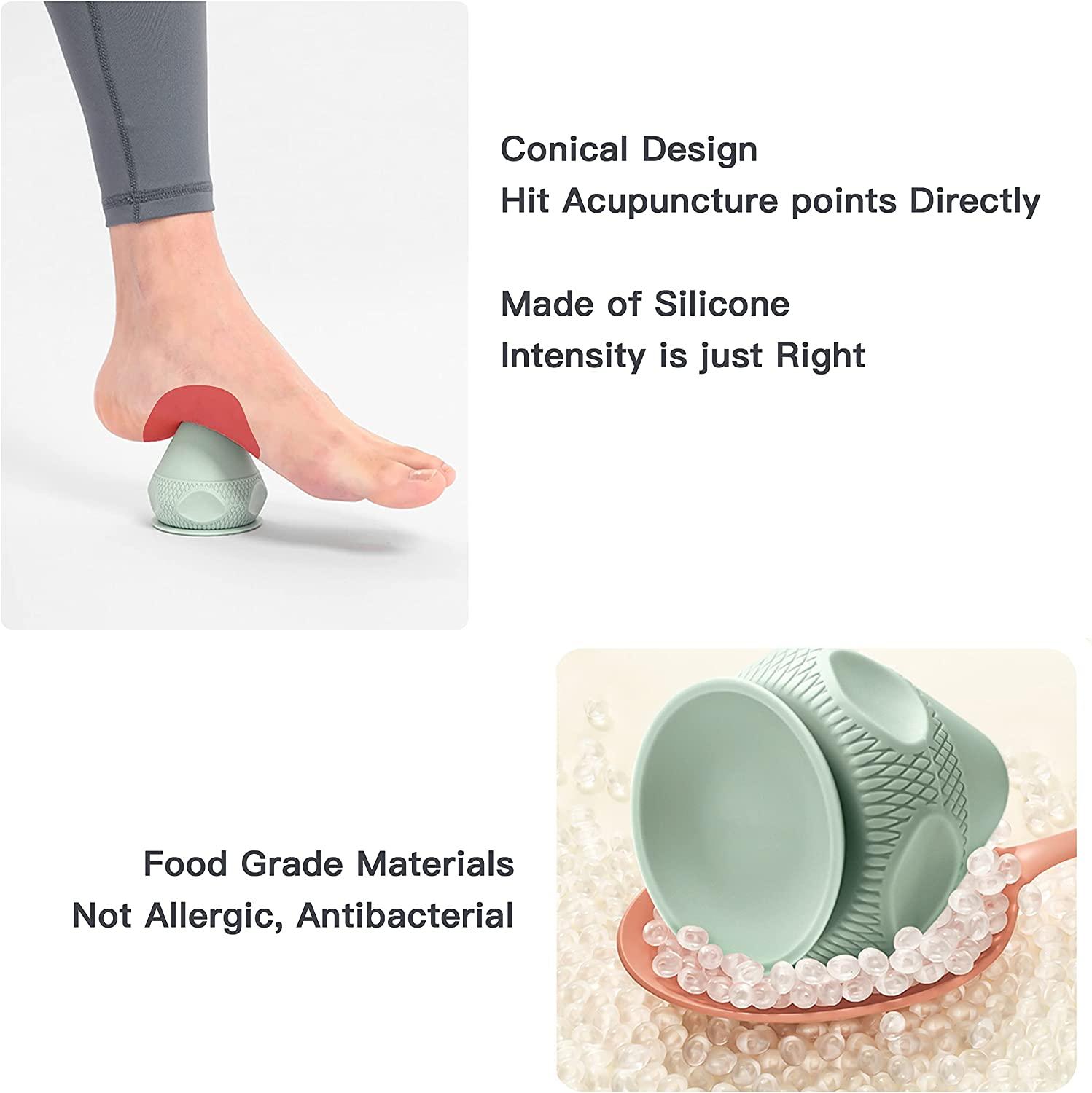 Massage Lacrosse Mountable Self Ball with Suction Cup for Back, Waist