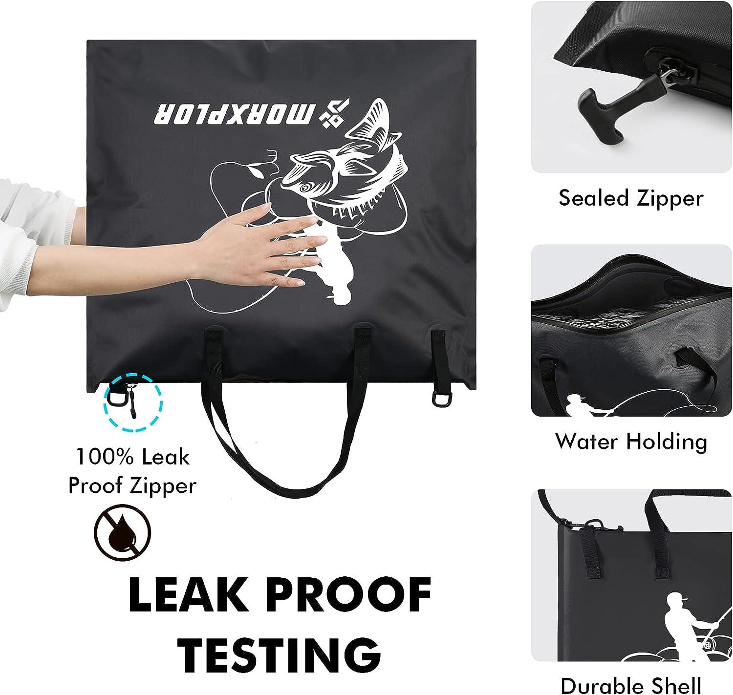 MORXPLOR Fish Bag Tournament Fishing Weigh in Bag 26x23 inches With