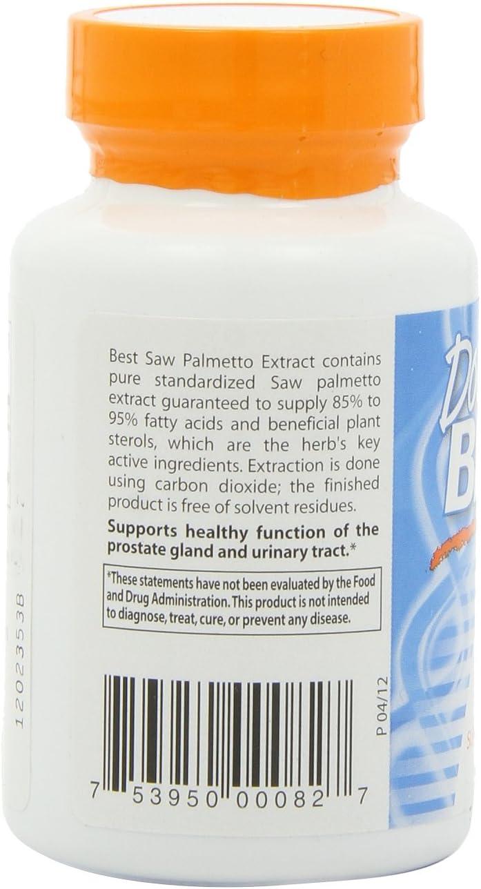 Doctor's Best Saw Palmetto Extract Capsules (320mg, 60Count) Premium