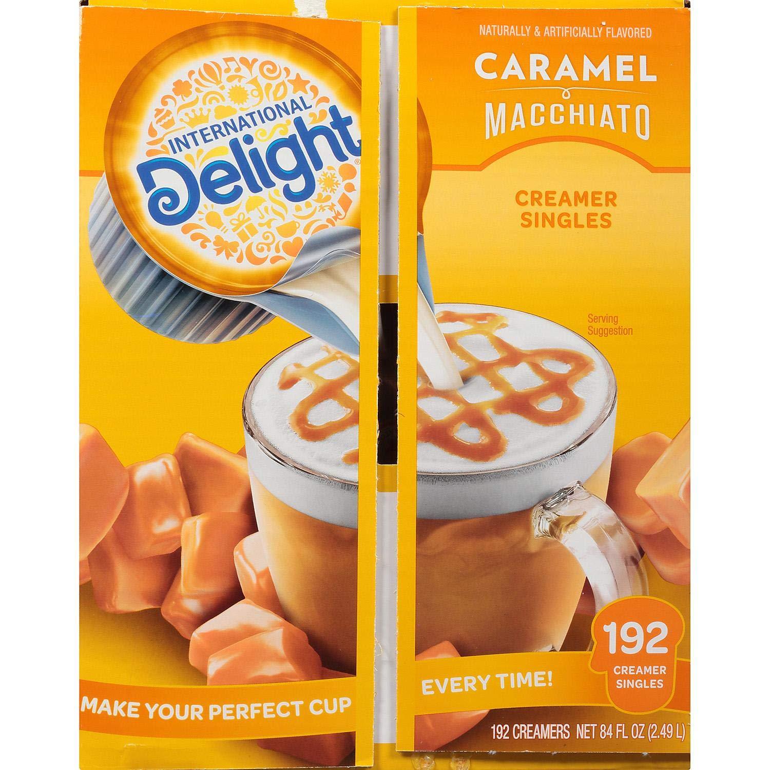 International Delight Caramel Macchiato Creamer 192 per case.