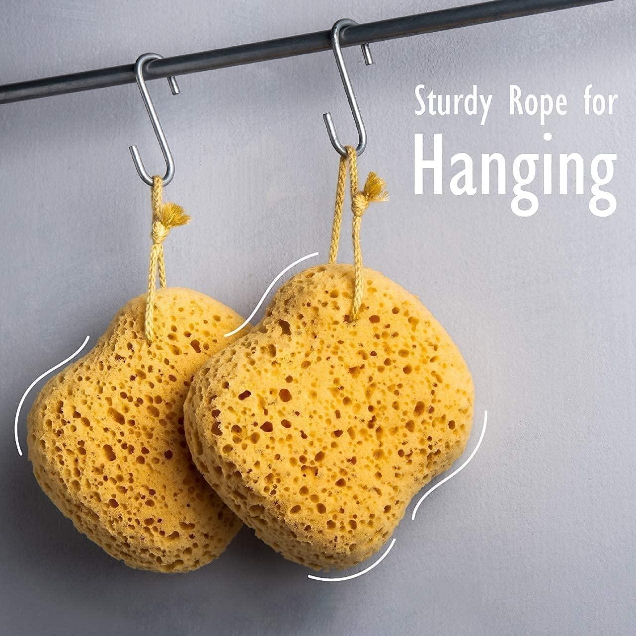 myHomeBody Premium Bath Sponge, Foam Loofah Sponge, Body Sponge for