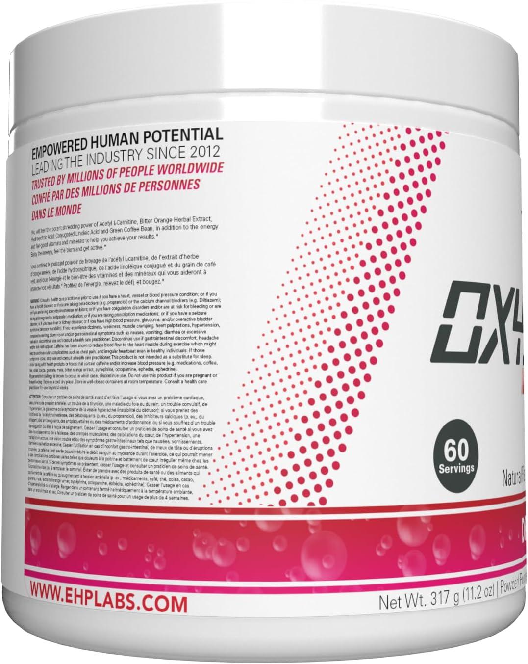 EHP Labs OxyShred Thermogenic Pre Workout Powder & Shredding Supplement -  Preworkout for Men & Women Sugar Free Energy Powder with 150mg of Caffeine  - Dr. Soda Pop 60 Servings | Buy