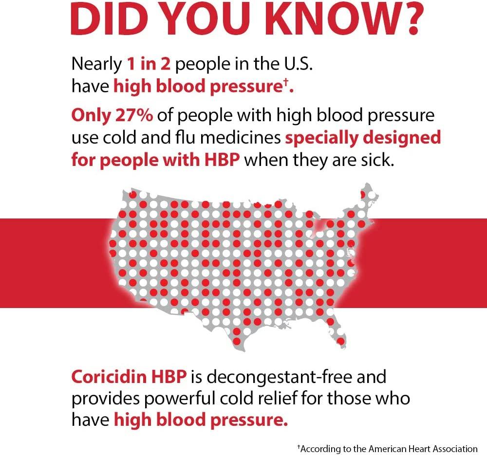 Coricidin Hbp, Decongestantfree Maximum Strength Cold, Cough & Flu