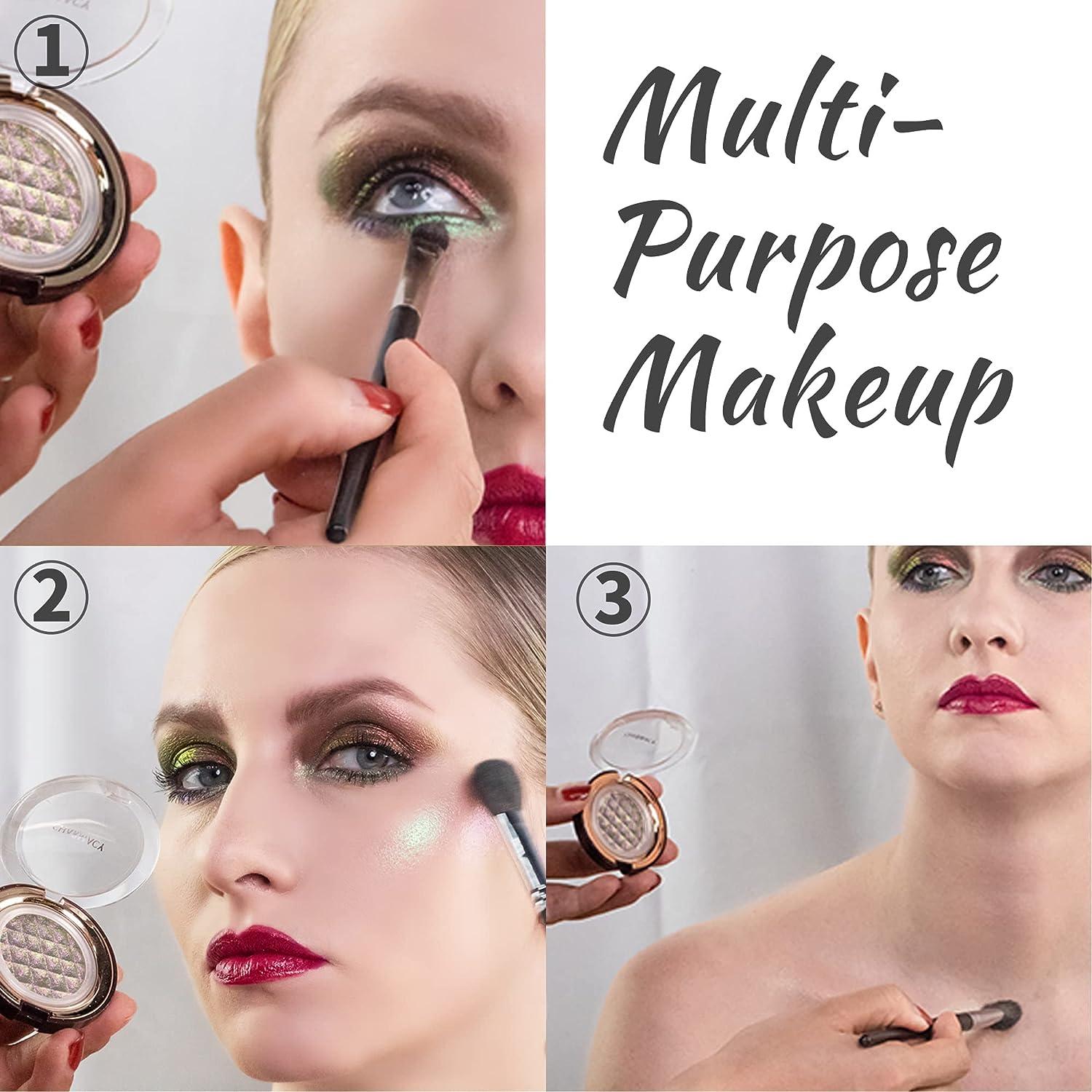 CHARMACY Star Bomb Multichrome Eyeshadow Glitter Duochrome Eye shadow Palette Sparkling Foiled