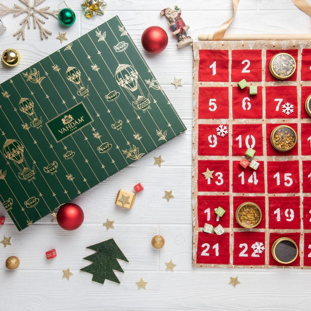 VAHDAM Tea Advent Calendar 2022 24 Tea Variety Pack Premium Gift