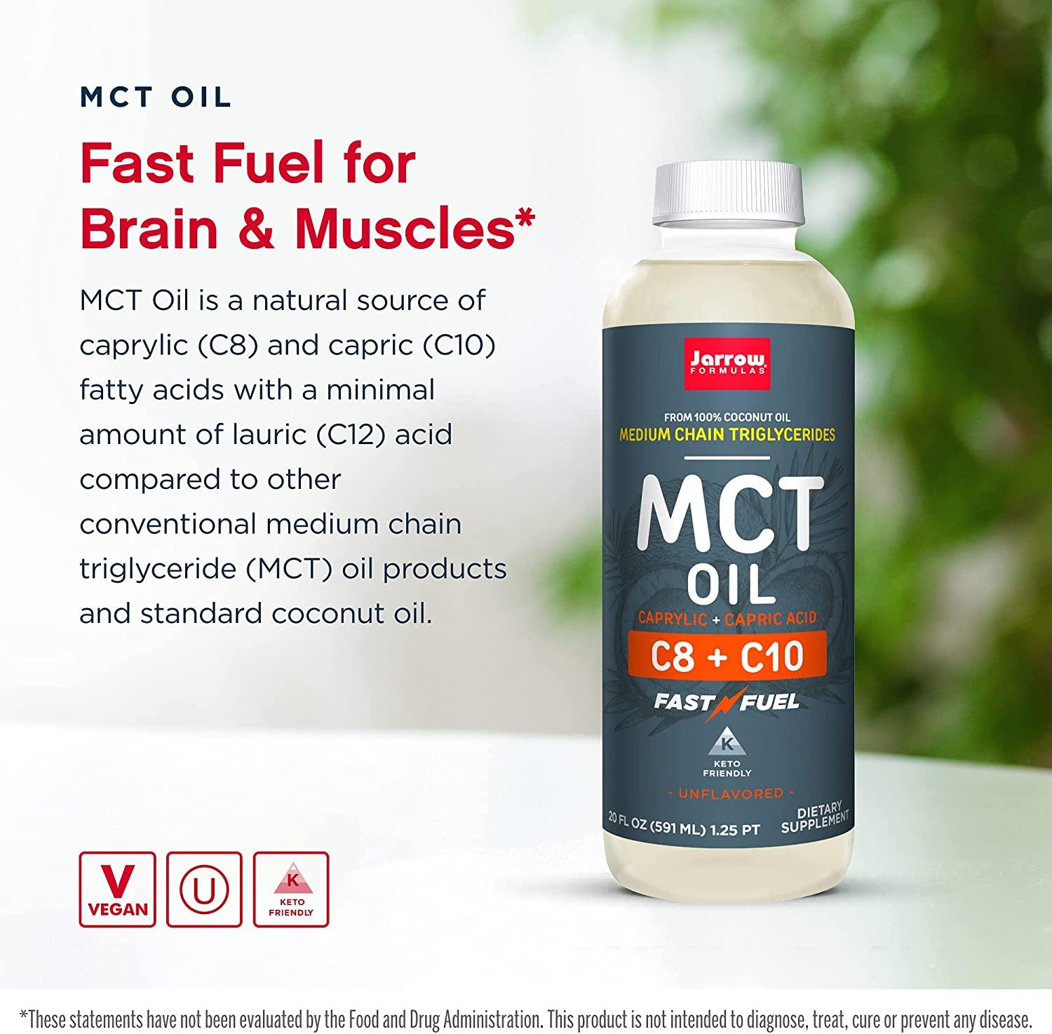 Jarrow Formulas MCT Oil 20 fl oz (591 ml)