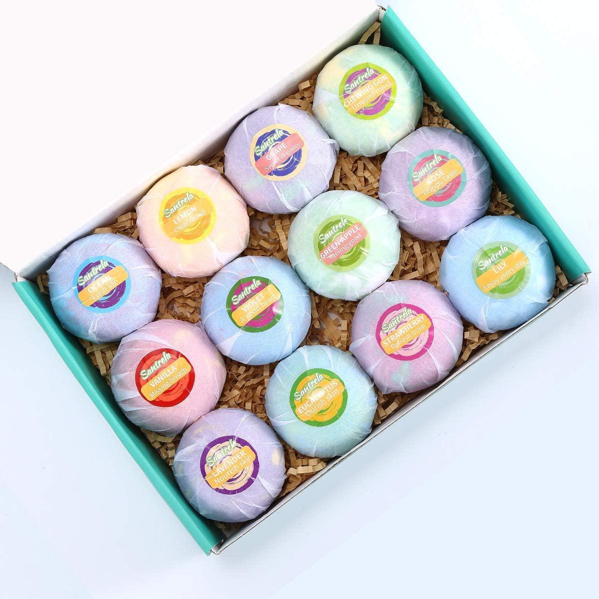 Bath Bombs For Kids And Women, 12 Natural Handmade Bath Bomb Gift Set, Bubble Bath Bombs - Perfect Self Care Relaxing Spa Gifts - 66 - View #5