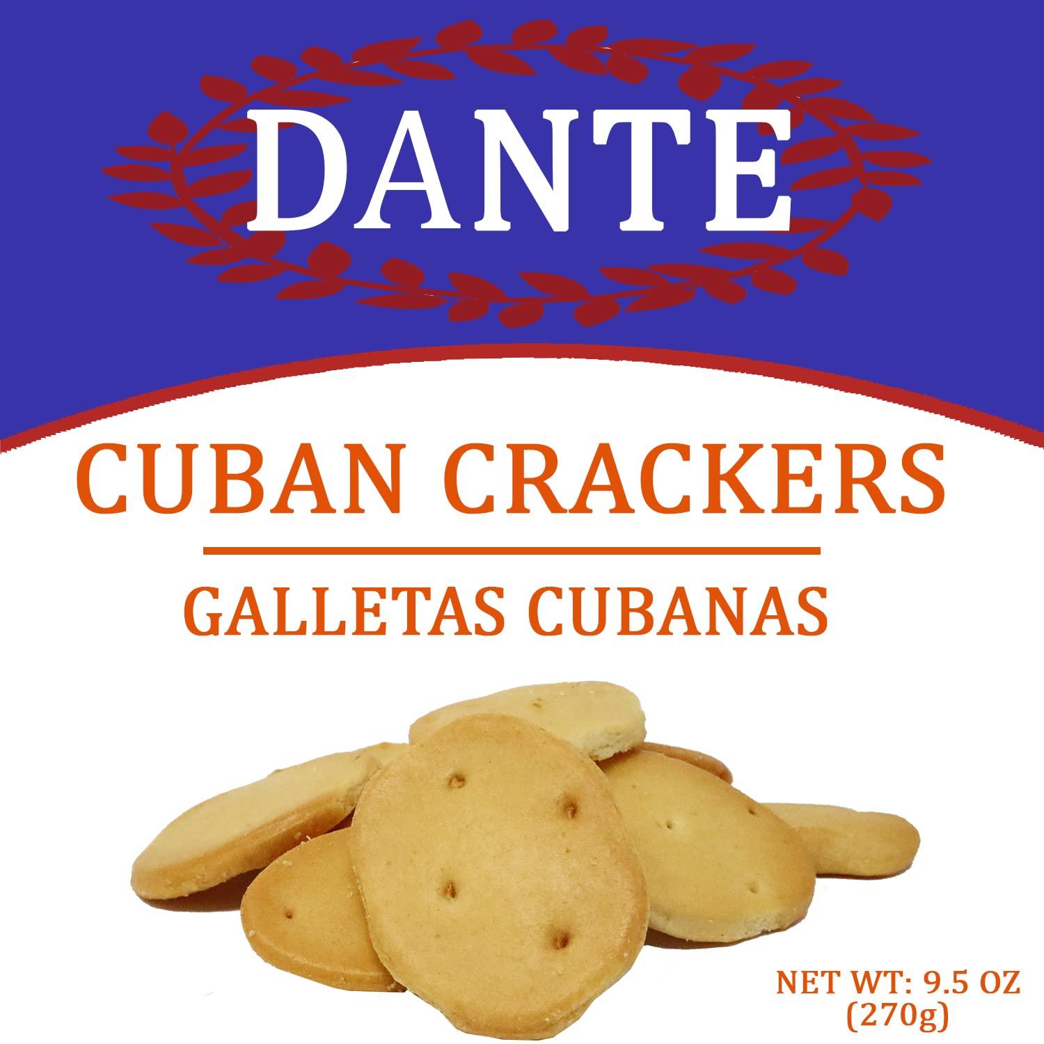 Dante Cuban Crackers Galletas Cubanas Pack 2 (8 oz)